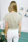 144765 Zincir Detay Tshirt